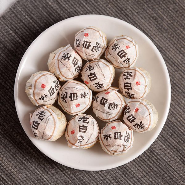 2019 Aged Shou Mei White Tea Balls - Image 8