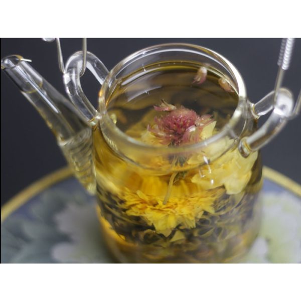 Blooming Teapot - Clear Glass Teapot for Flowering Tea - Image 3