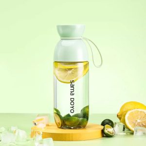 Tritan Water Bottle, Cold Brew Tea/Fruit Infuser, Mint Green 530ml