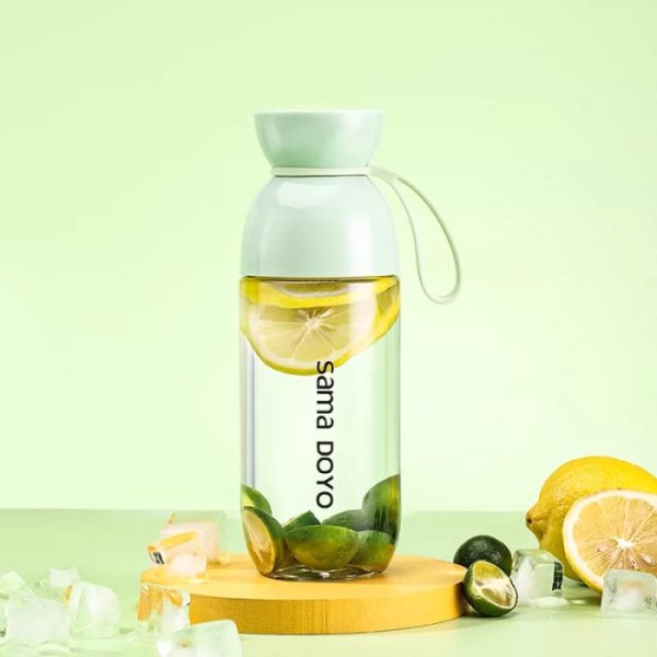 尚明Tritan 冷泡杯泡茶杯 运动户外水杯 薄荷绿530ml