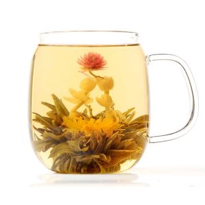 'Dance of Dragons' Jasmine Blooming Tea with Globe Amaranth, Marigold