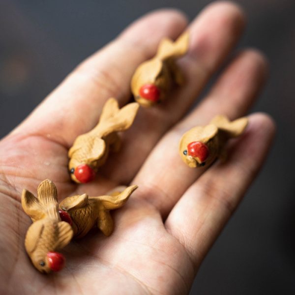 Mini Goldfish Tea Pet - Image 5