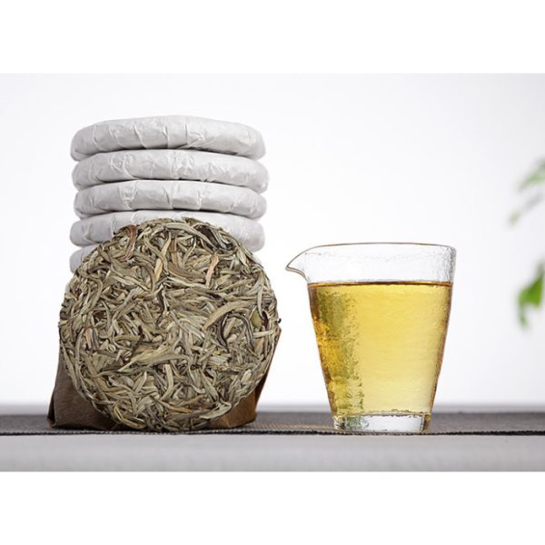 2025 Silver Needle White Tea Cake - Bai Hao Yin Zhen 100g - Image 7