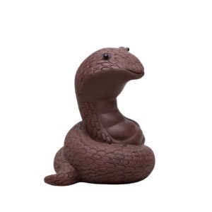 Snake Tea Pet, Yixing Purple Clay - Chinese Zodiac