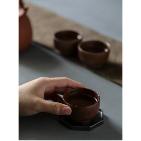 Ceramic Clay Tea Cup 'Sapiens' 80ml - Image 3