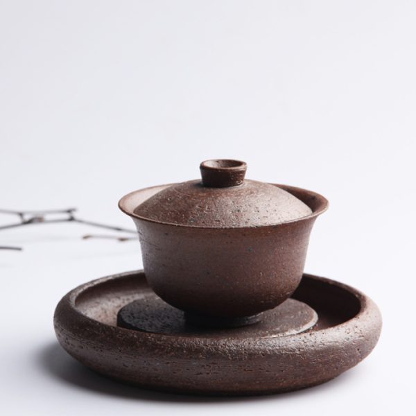 Ceramic Tea Boat ‘Sapiens’ - Gaiwan / Teapot Stand - Image 4