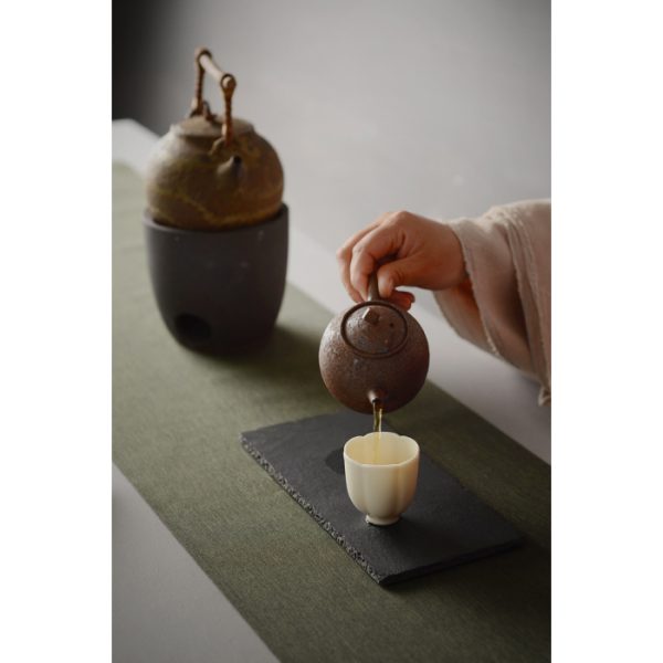 Ceramic Dragon Egg Gongfu Clay Teapot ‘Sapiens’ 220ml - Image 8
