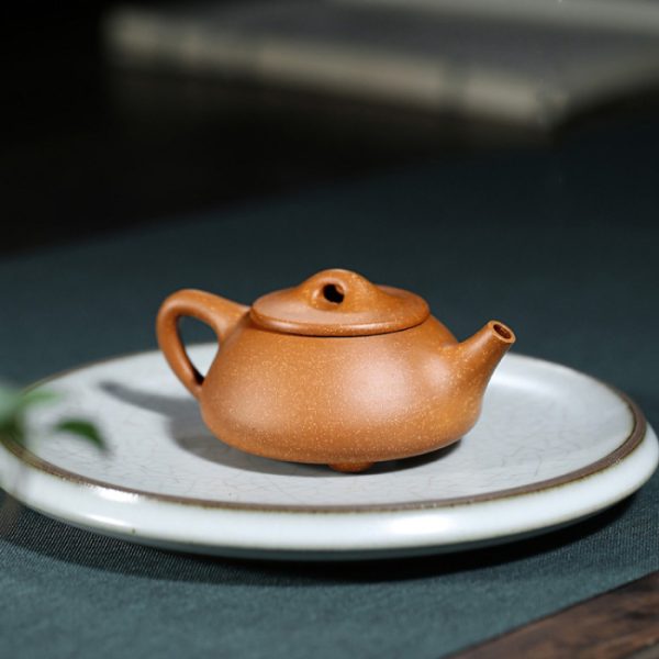 Small Shi Piao (Stone Dipper) Yixing Teapot, Duan Ni Clay 120ml - Image 5