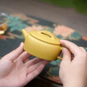 Yellow Duan Ni Hanwa Yixing Teapot by Yaowen Xu 170ml