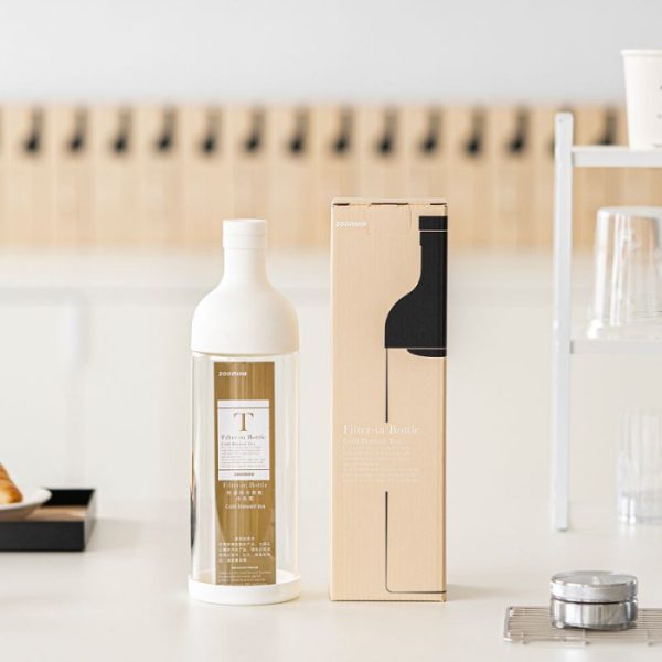 Glass Cold Brew Tea Bottle with Built In Filter - Image 4