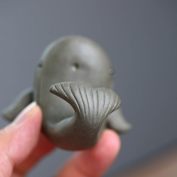 Happy Whale Tea Pet Qing Hui Duan Ni Clay - Image 4