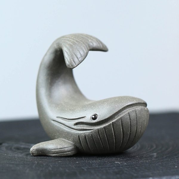 Happy Whale Tea Pet Qing Hui Duan Ni Clay - Image 2