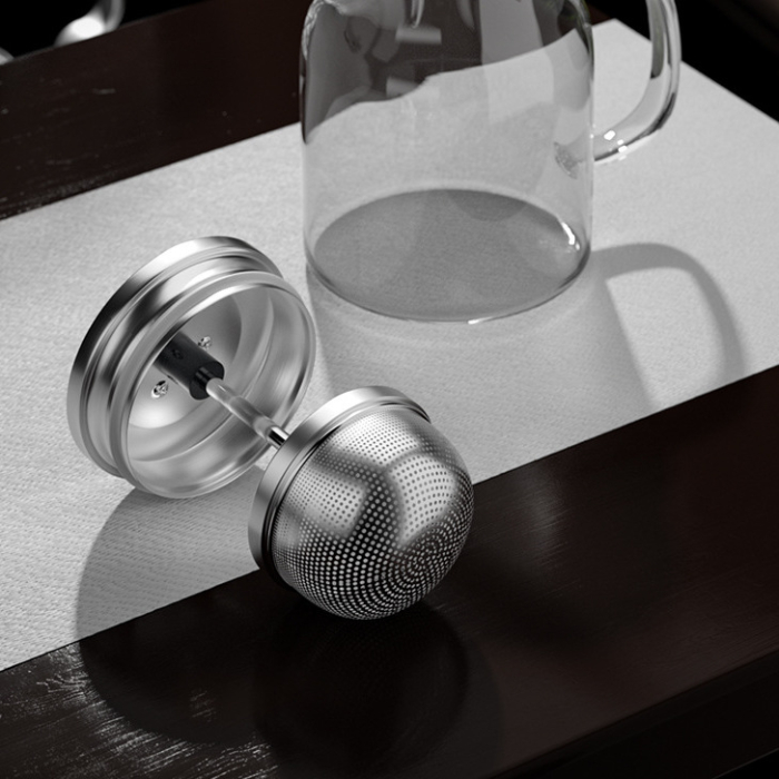 Glass Teapot with Stainless Steel Infuser, Kamjove 560ml - Image 8