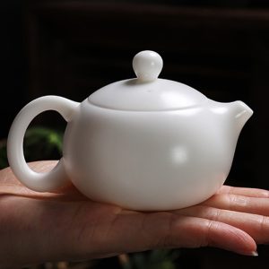 Mutton Fat Jade White Porcelain Xishi Teapot 90/200ml