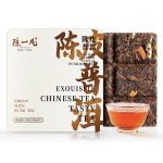 Mini Orange Peel Ripe Pu Erh Tea – Tea in Chocolate Bar Shape 30g