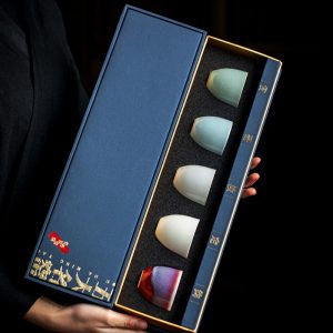 宋代五大名窑 品茗杯礼盒套装